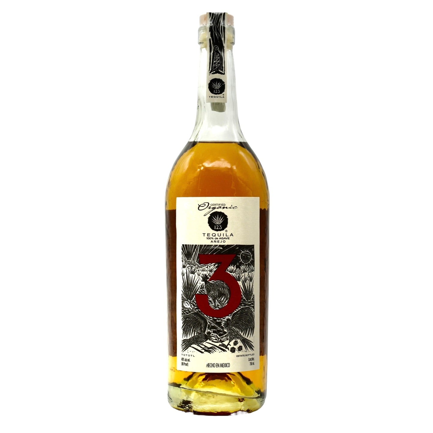 123 Tequila Anejo 750ml