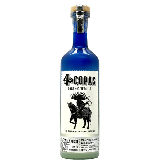 4 Copas Tequila Blanco 750ml