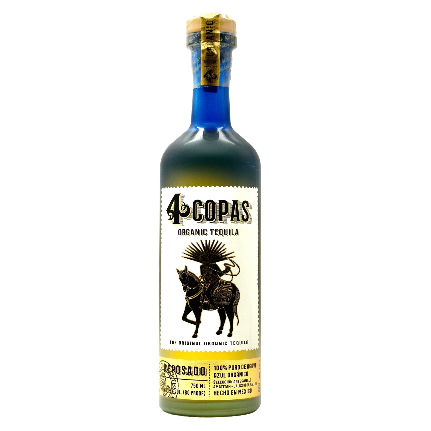 4 Copas Tequila Reposado 750ml