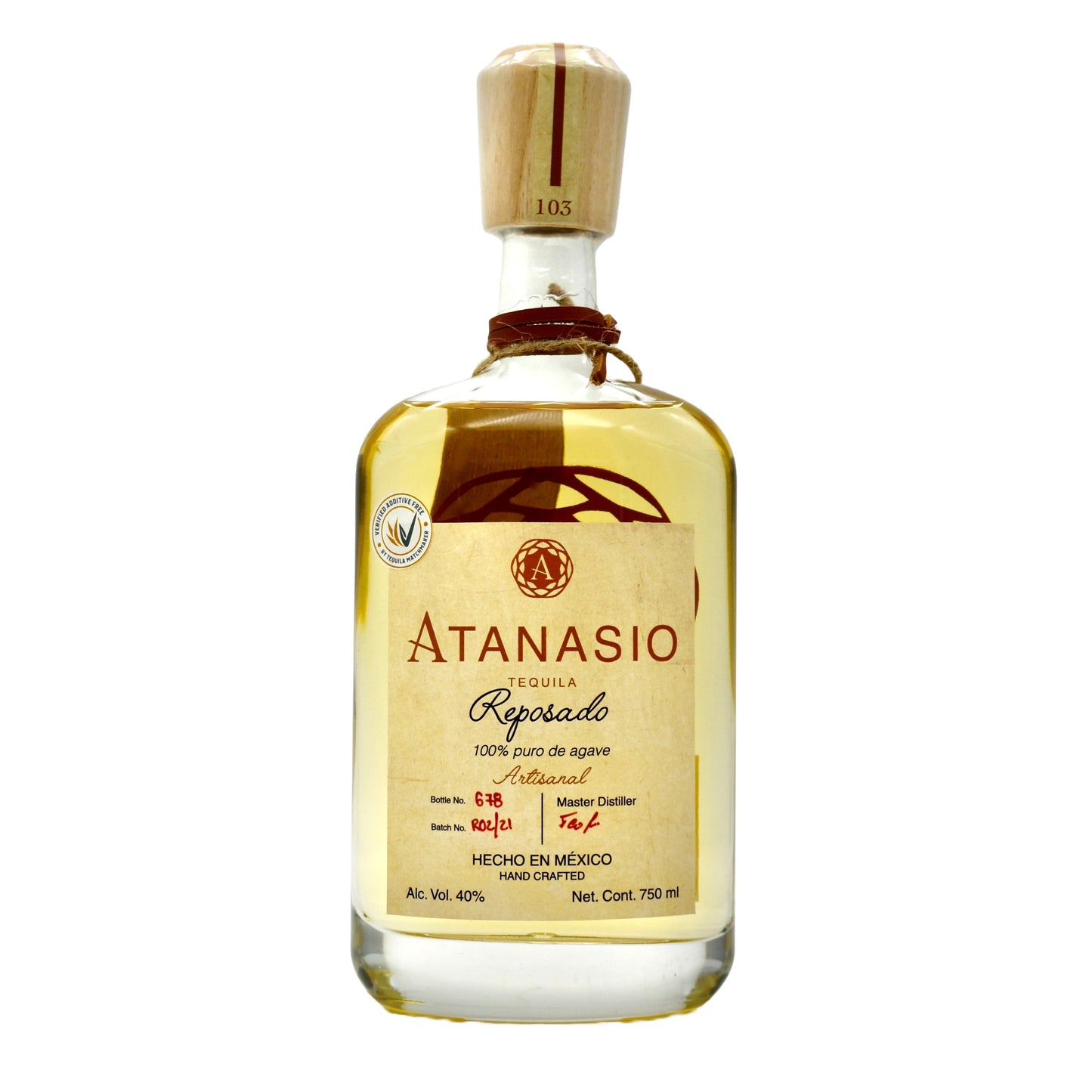 Atanasio Tequila Reposado 750ml