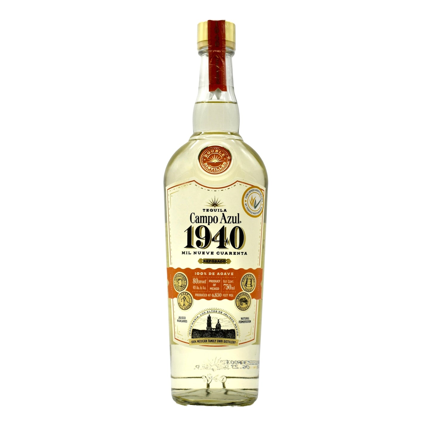 Campo Azul 1940 Tequila Reposado 750ml