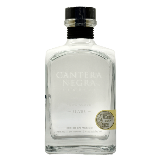 Cantera Negra Tequila Silver 750ml