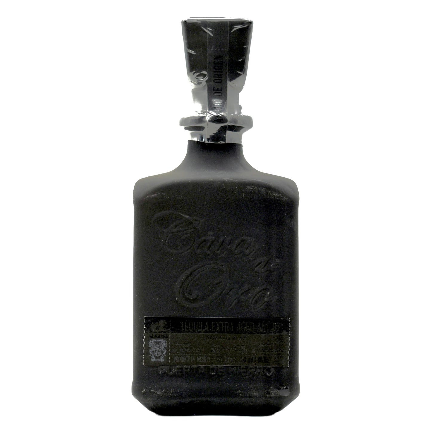 Cava De Oro Tequila Extra Aged Anejo Black 750ml