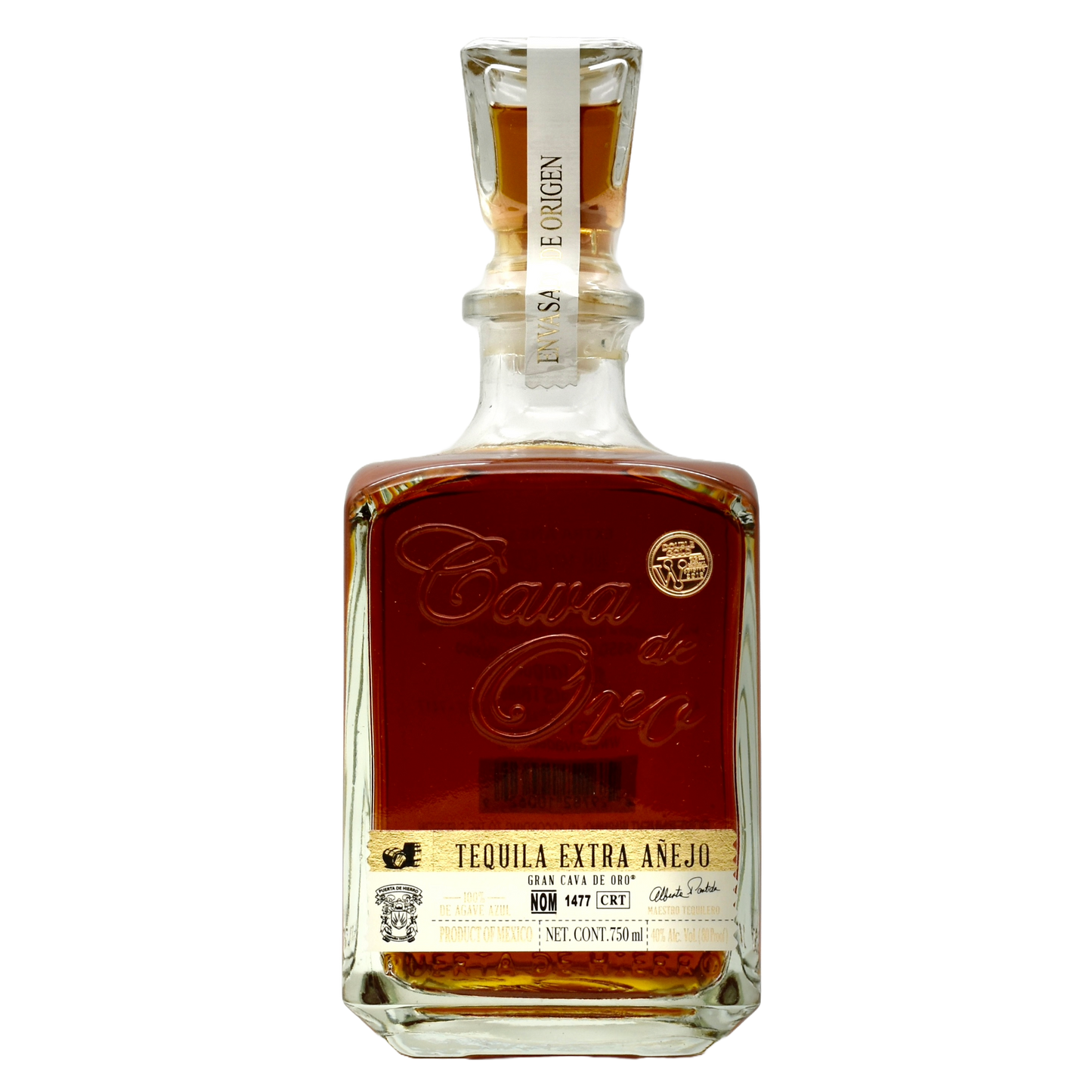 Cava De Oro Tequila Extra Anejo 750ml