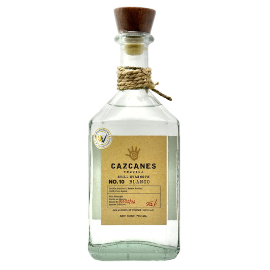 Cazcanes Tequila Blanco Still Strength No. 10 750ml