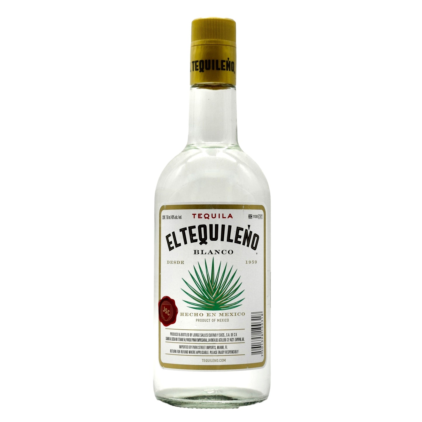 El Tequileno Tequila Blanco 750ml