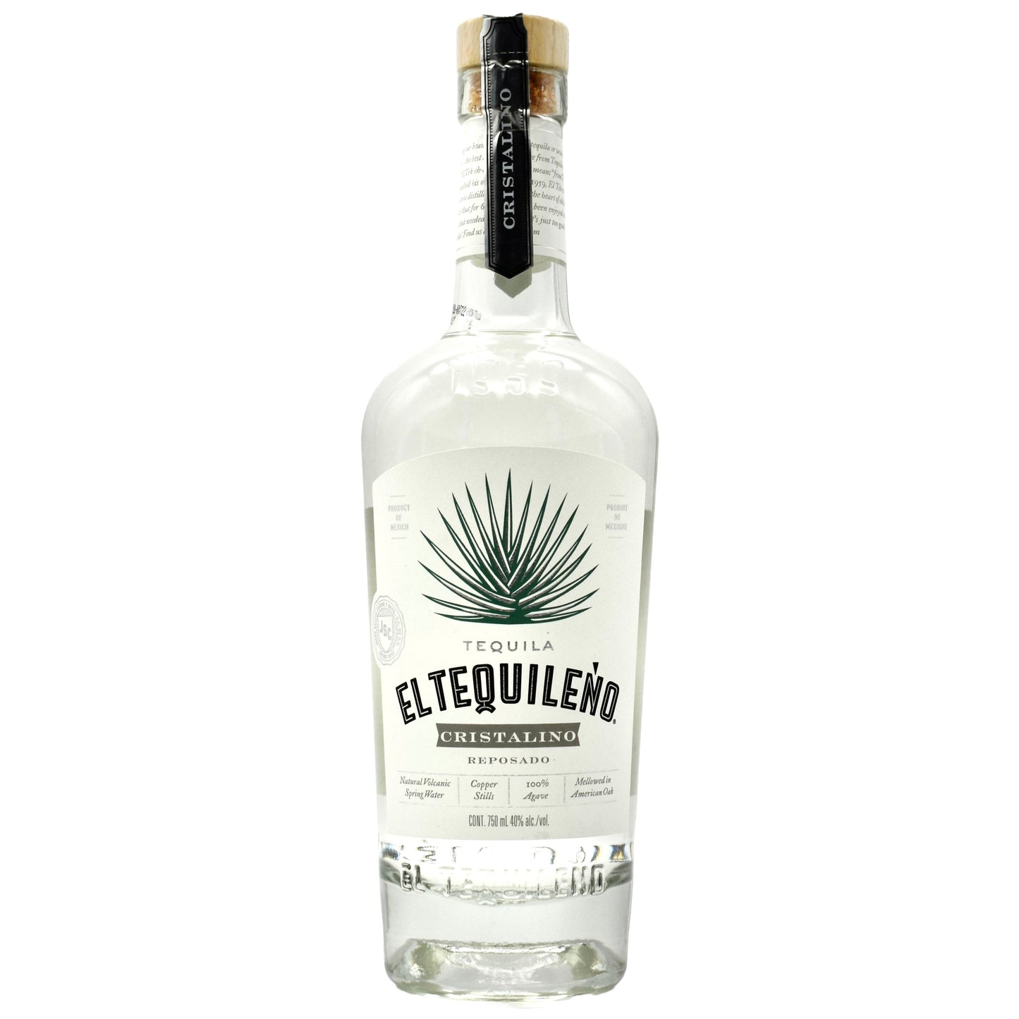 El Tequileno Tequila Reposado Cristalino 750ml