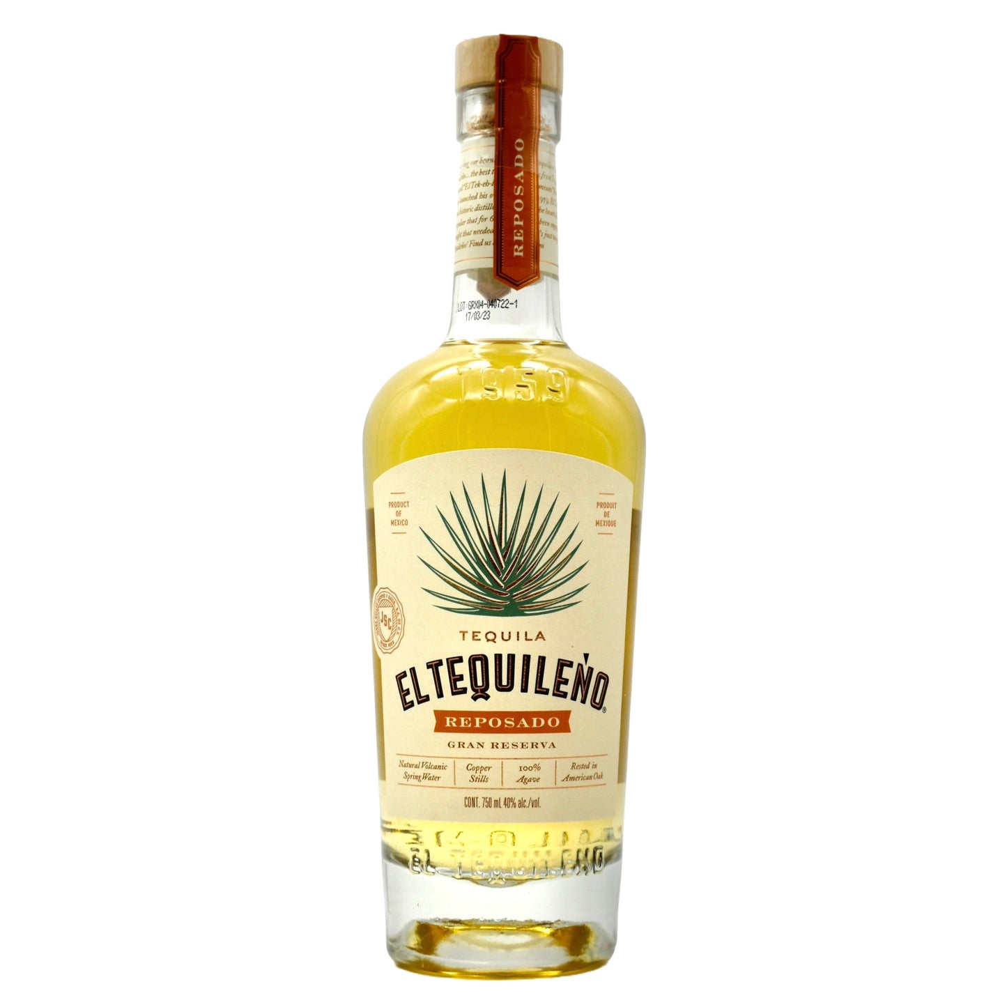 El Tequileno Tequila Gran Reserva Reposado 750ml