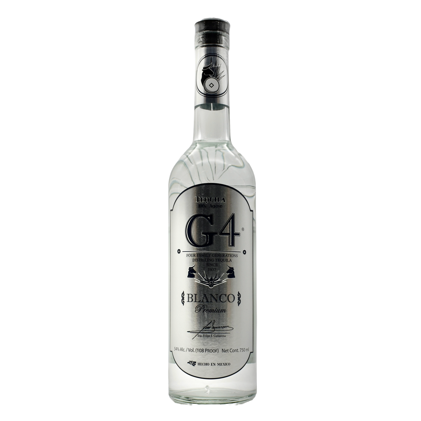 G4 Tequila High Proof Blanco 750ml