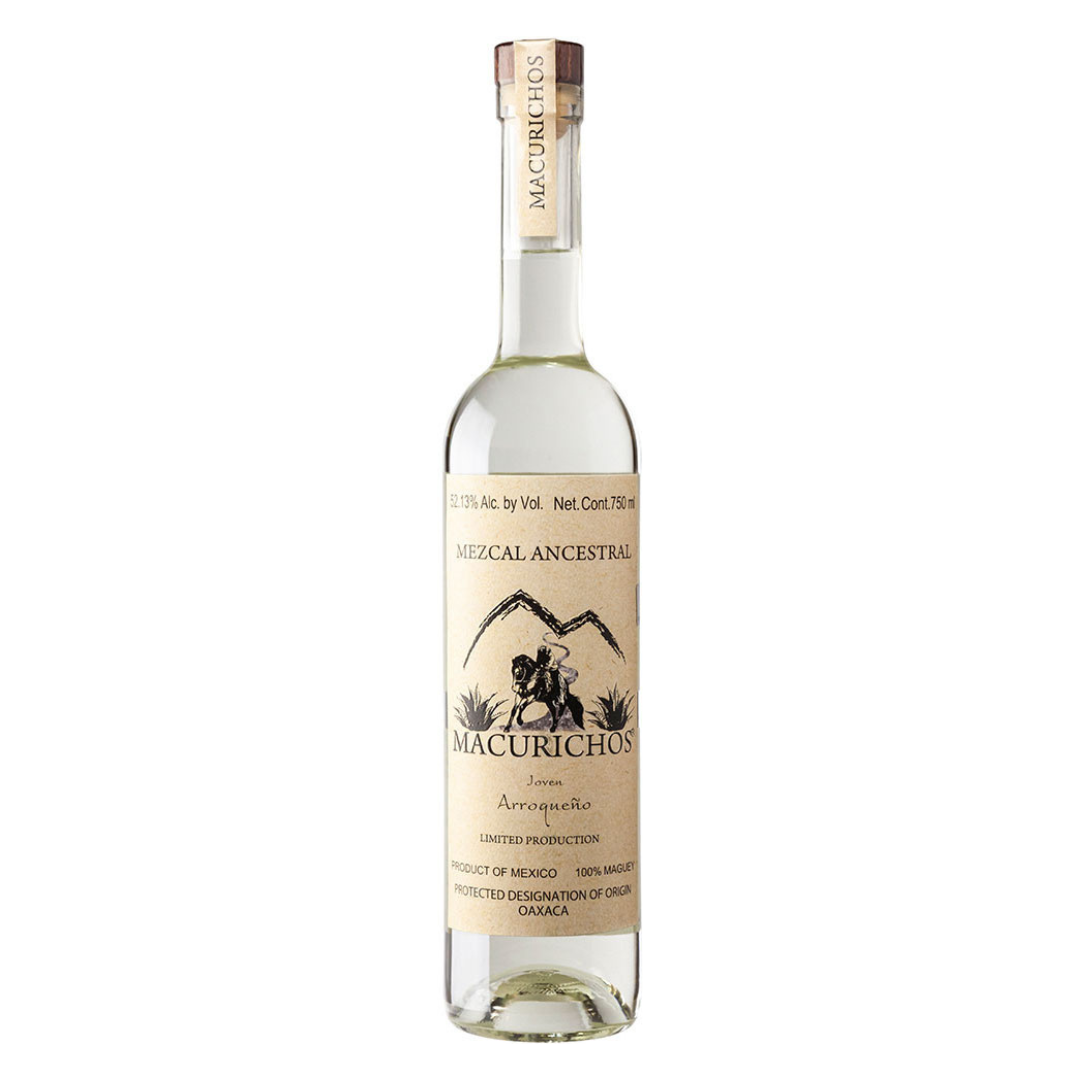 Mezcal Macurichos Mezcal Artesanal Joven Arroqueno 750ml