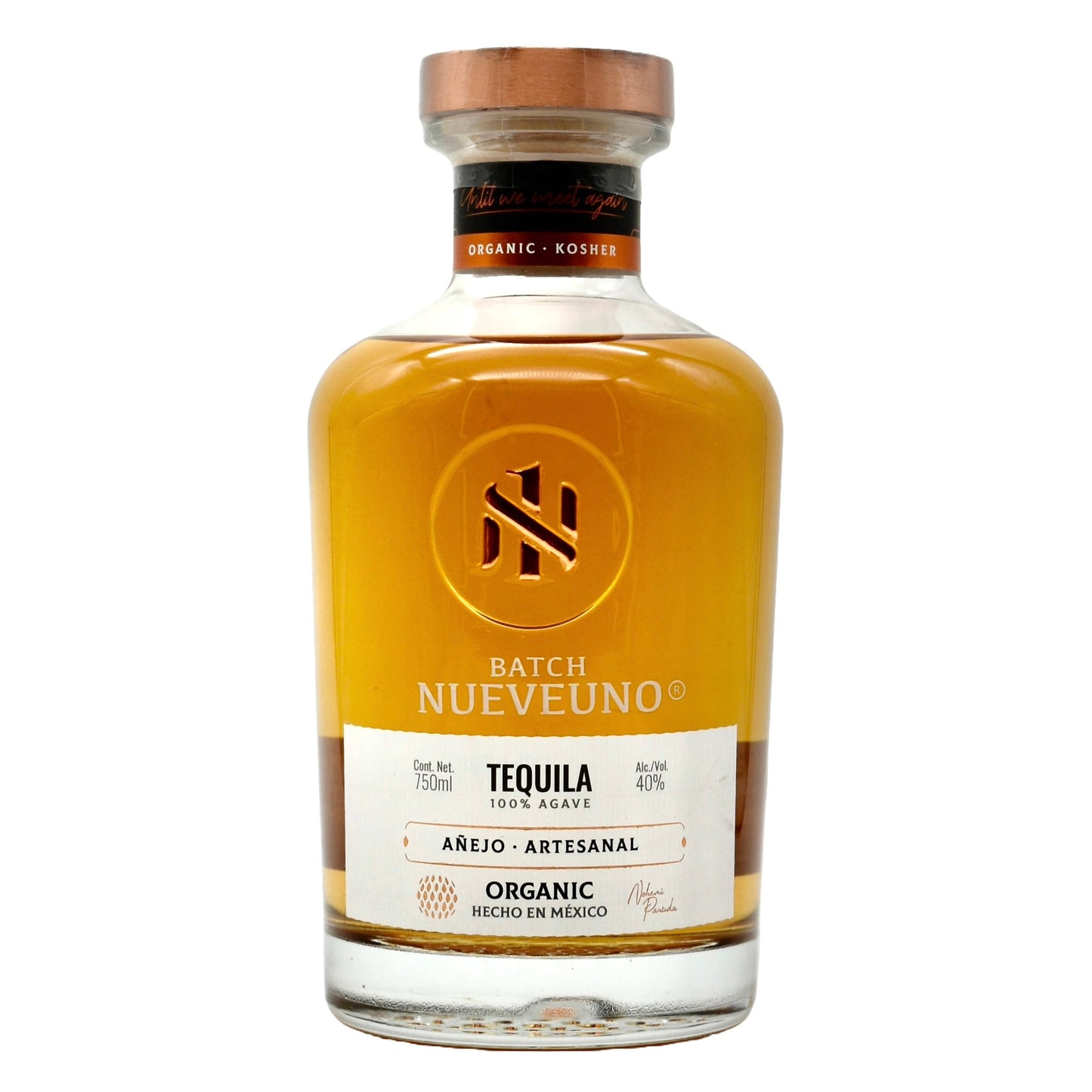 Nueveuno Tequila Anejo 750ml