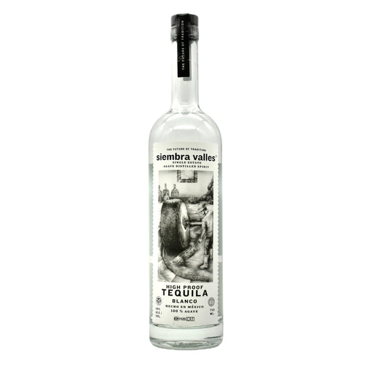 Siembra Valles Tequila Blanco High Proof 750ml