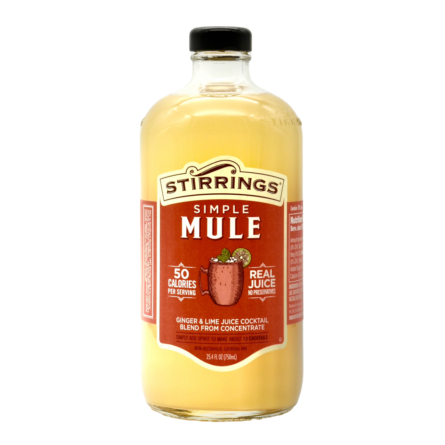 Stirrings Mule Cocktail Mix 750ml