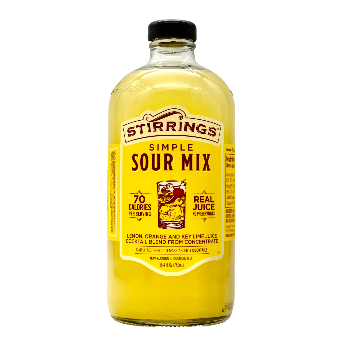 Stirrings Sour Cocktail Mix 750ml