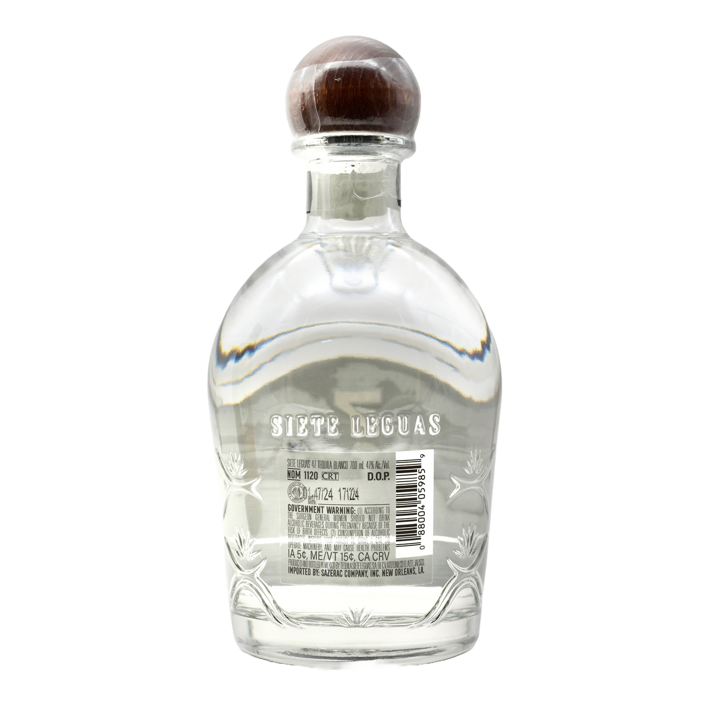 Siete Leguas Tequila Blanco 47 Still Strength 700ml