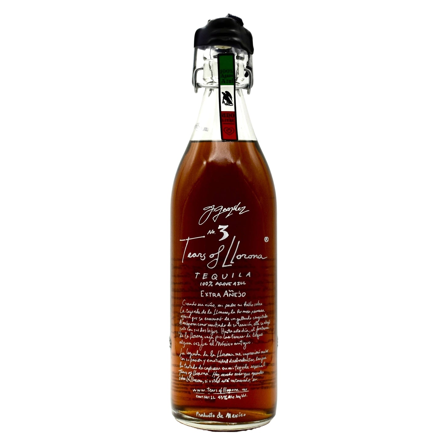 Tears Of Llorona Tequila Extra Anejo 1L