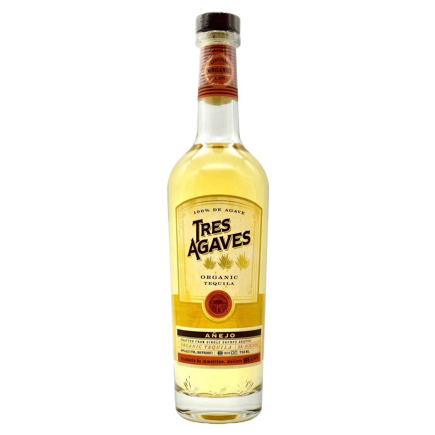 Tres Agaves Tequila Anejo 750ml