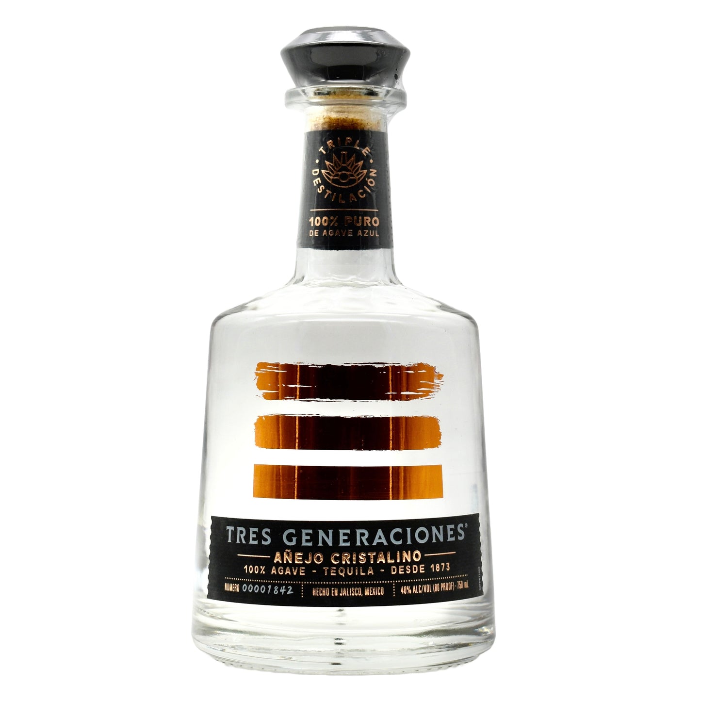 Tres Generaciones Tequila Anejo Cristalino 750ml