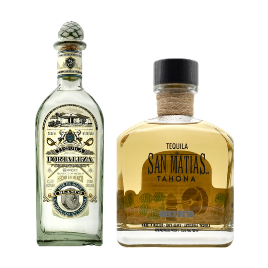 Fortaleza Tequila Blanco & San Matias Anejo Combo (2 bottles)